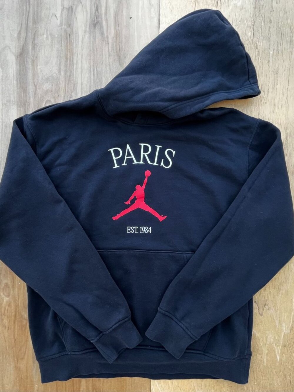 AIR JORDAN PARIS 1984 PULLOVER HOODIE Men’s sz M Black